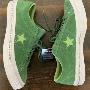 Converse ONE STAR OX Leather /Mint GREEN Mens 10.5
